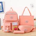 5 Piece New Unique Design Backpack For Girls. 