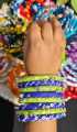 Stylish Handmade Fabric Bangles for Women 4 Pcs Set. 