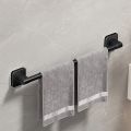 Wall Mounted Towel Rack Bathroom Storage Rack No Drilling Bathroom Horizontal Bar Towel Rack Kitchen Bathroom Accessories.