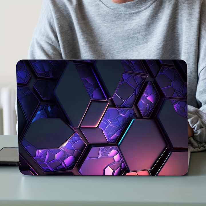 2-Piece Laptop Art Sticker Case, Universal Netbook Waterproof Scratch Resistant Sticker - Scratch Resistant for Laptops