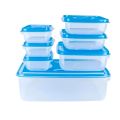 ( 7 PC SET ) Ikea Style Food Containers | Thumb Lock Food Containers | Stackable Plastic Storage Boxes  Ikea Style Food Containers| Ikea Style Food | Ikea Style Box | Ikea Style Storage Boxes | Ikea Style Premium Quality Plastic Storage Boxes.. 