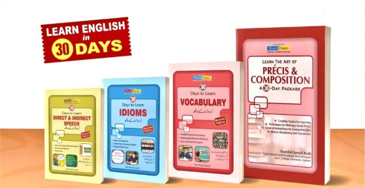 Direct, Indirect, Idioms, Vocabulary, Precis & Composition BY JWT | Set Of 4 Books |