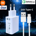 Original  Redmi 13C Charger QC 3.0 Quick Charge Genuine Usb EU Adapter For Poco C65 C40 M3 Redmi Note 8 Pro 9s 9 13R 5G. 