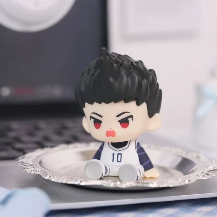 Genuine Blue Lock Series Blind Box Authentic Kiyomizu Ichi Ito Shin Sitting Figures Trendy Toy Ornament Model For Festive