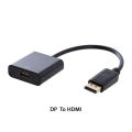 DisplayPort to HDMI adapter. This adapter allows you to connect devices with a DisplayPort output (like laptops or PCs) to displays with an HDMI input (like monitors, TVs, or projectors). . 