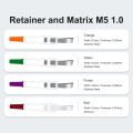 Dental Pro Matrix Bands Pre Formed Sectional Matrix Bands Hold Adjust Pre Formed 4.5/6.0MM Ring System Tool for Teeth Filling. 