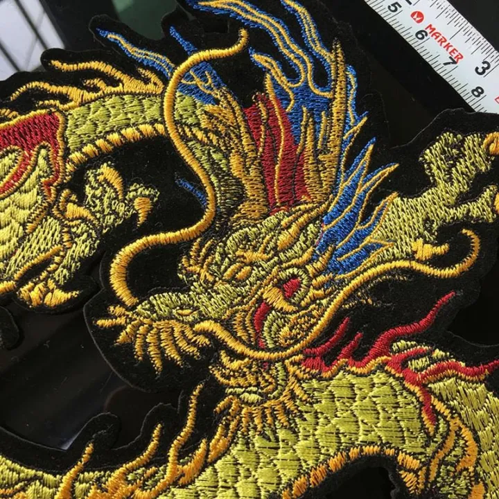 Chinese%20Style%20Gold%20Dragon%20Cloth%20Stickers%20Flying%20Dragon%20Embroidery%20Patch%20Decal%20Cheongsam%20Embroidery%20-%20Image%202