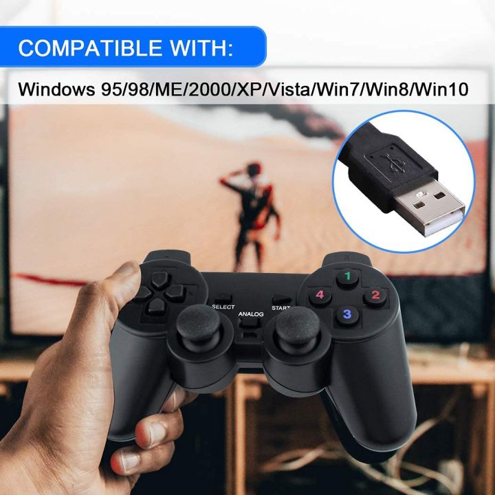 UCOM%20PC%20Dual%20Vibration%20Wired%20Game%20Controller%20Gaming%20Joypad%20Joystick%20USB%20Gamepad%20Joystick%20Gamepad%20Joypad%20For%20Win7/%20XP%20For%20PC%20Laptop%20Vibration%20Gamepads%20-%20Image%203