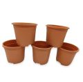 5 pieces 6" BP Plastic Round Flower Tub/Plastic Flower Tub/Designed  plastic flower planter. 