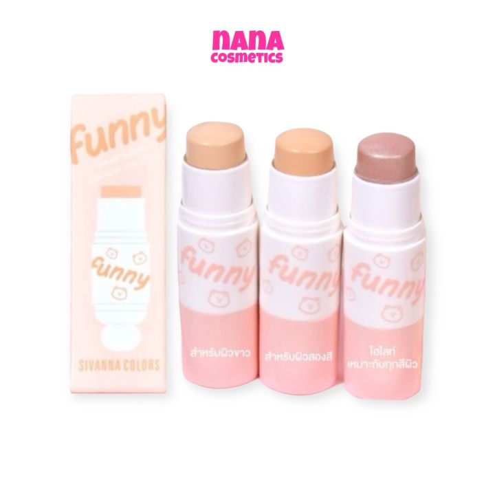 Hf507 Sevana color cream Aurora foundation stick sivanna colors cream Aurora Foundation Stick