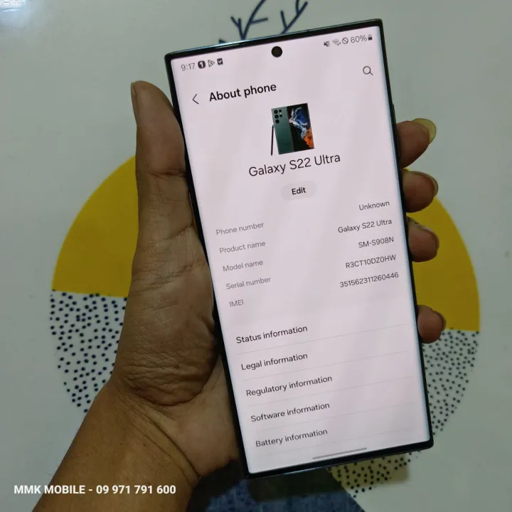 Samsung%20Galaxy%20S22%20Ultra%205G%0A%20(12+8/256GB)%20(Single%20Sim)%20(Showroom%20Display)%20(6.8%20Curve%20Display)%20-%20Image%202