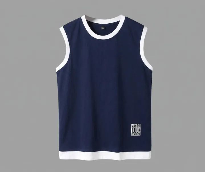 Men%E2%80%99s%20Designer%20Tank%20Top%20%7C%20Contrast%20Ribbed%20Neck%20Sleeveless%20Vest%20-%20Image%202