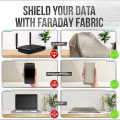 New RFID Shielding Faraday Fabric 4G 5G WIFI EMF EMI High Frequency Electromagnetic Shielding Cloth DIY Wireless Shield Fabric. 