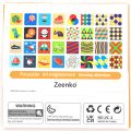 VISUAL CARDS Baby Early Education Training Card Baby Visual Stimulation Black and White Card Tracking Laraca Color Card. 