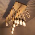 New Rope Hanging | E27 Holder | Ceiling Hanging | Pendant Lights | Hanging Lights | Ceiling Lights | For Offices, TV Lounge, Bedroom, Kitchen, Hotels, Home. (BULB NOT INCLUDED). 