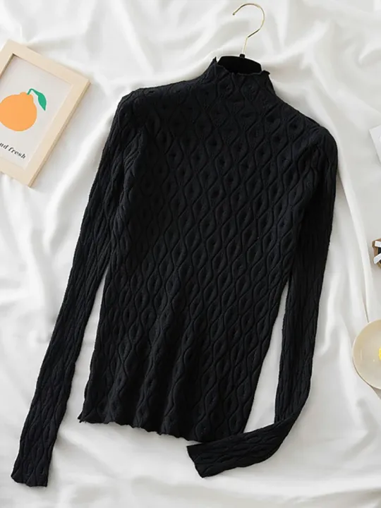 AOSSVIAO%202026%20Turtleneck%20Women%20Sweaters%20Autumn%20Winter%20Warm%20Pullover%20Slim%20Tops%20Knitted%20Sweater%20Jumper%20Soft%20Pull%20Female%20-%20Image%203