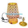 Electric Bakhoor Loban  Burner with  Night Lamp Metal and Glass Best For Interior Design. 