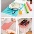 4PCS Refrigerator Pad Antibacterial Antifouling Mildew Moisture Absorption Pad Refrigerator Mat Pad.