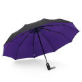 Fully Automatic 10 Bone Umbrella Men's Thickened Windproof, Sun Proof, Sunny and Rainy Dual-purpose Business Folding Umbrella.