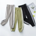 1/3 Pieces Children's summer solid color basic sports pants boys casual Joker elastic waist girl sweet and lovely mosquito pants. 