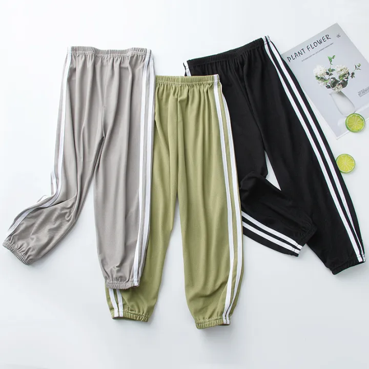 1/3%20Pieces%20Children's%20summer%20solid%20color%20basic%20sports%20pants%20boys%20casual%20Joker%20elastic%20waist%20girl%20sweet%20and%20lovely%20mosquito%20pants%20-%20Image%208