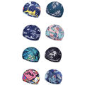 Leaf Print Swimming Cap for Adults - Ear Protection Non-Slip Design Pool Beach Summer Swim Hat. 