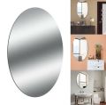 Oval Shape Flexible Self Adhesive Non-Glass Mirror Sticker, Oval Shape Mirror Sticker, Self Adhesive Wall Mirror Sticker, Mirror Wall Sticker, Oval Shape Mirror Sheet, Mirror Wall Sheets Acrylic Art Design Decoration Home Decor. 