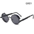 Steampunk Glasses New Fashion Round Sunglasses Europe And The United States Retro Glasses Trend Men and Women Models Sunglasses. 