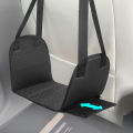 Newest Airplane Foot Hammock Airline Foot Rest With Removable Pad Adjustable Strap Foot Hammock With Menory Foam For Travel. 