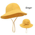 Children's sun hat 2025 new bowl hat fisherman hat cute super cute sun hat breathable fisherman hat. 