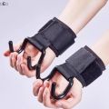 〔E〕2PCS Weight Lifting Hook Grips With Wrist Wraps Hand Bar Strap Gym Fitness Hook For Pull Ups Power Lifting Training〔Winter5〕. 