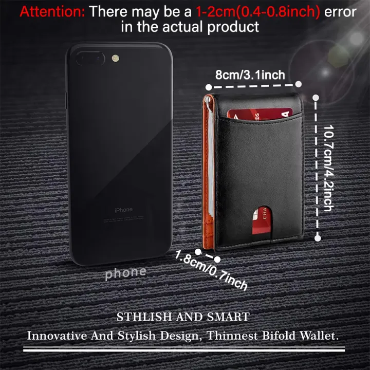 Rfid%20Leather%20Men%20Wallets%20Money%20Bag%20Slim%20Thin%20Card%20Holder%20Wallet%20Carbon%20Fiber%20Male%20Small%20Short%20Purse%20Black%20Billfold%20Walet%20Gifts%20-%20Image%203