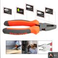 Electric Combination Pliers Set - 8 Inch Multifunctional Vice Sharp Nose Pliers - High Quality 3-Piece Pliers Set - Ideal for Various DIY and Professional Projects". 
