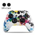 Silicone Protective Case Skin For Xbox Series X/S Controller Gamepad Accessories Thumbstick Grips Caps Joystick Cover Shell.