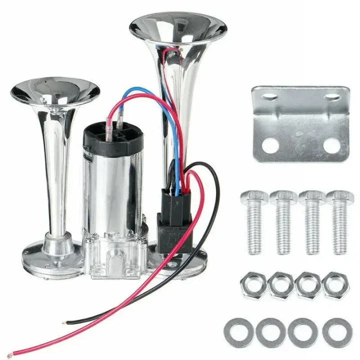 Super%20Loud%20600DB%20Dual%20Trumpet%20Train%20Horns%20for%20Trucks%2012V%20Stainless%20Steel%20Electric%20High%20Decibel%20Chrome%20Finished%20Car%20Speaker%20with%20-%20Image%203