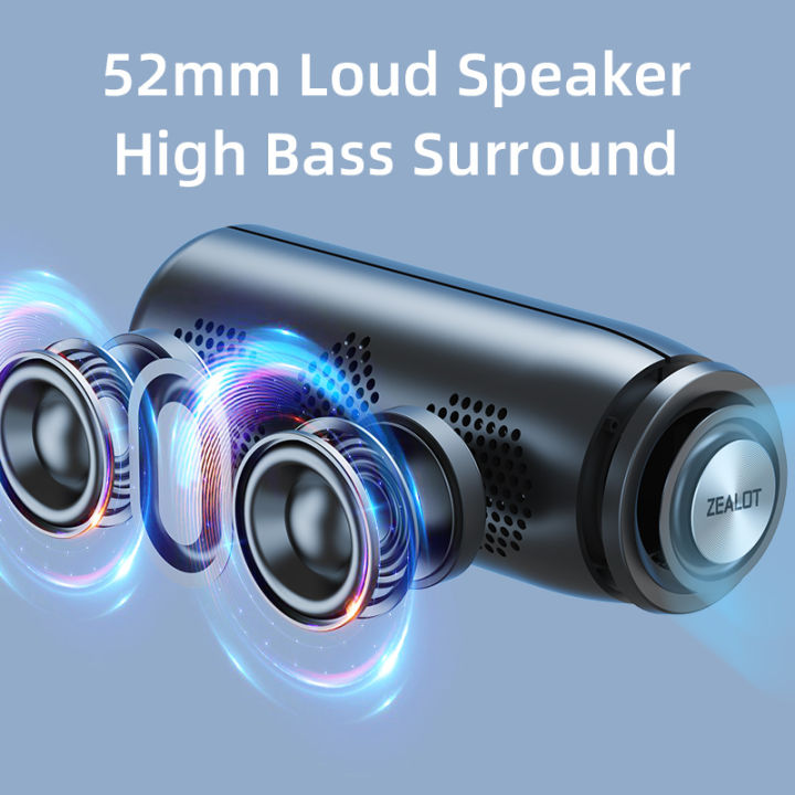 ZEALOT-S51%20Portable%20Bluetooth%20Speaker%20TWS%20Wireless%20Bass%20Subwoofer%20Waterproof%20Outdoor%20Speakers%20Boombox%20AUX%20TF%20Stereo%20Loudspeaker%20-%20Image%205