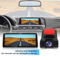 Car Android Navigator USB HD 720P 170° DVR Driving Recorder Media Comes with ADAS Driving Assistance Function Recorder Night. 