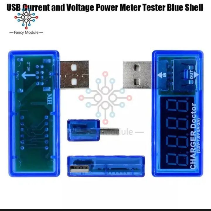 Dual%20USB%20Current%20Voltage%20Charging%20Detector%20Test%20Chargerging%20Doctor%20Blue%20-%20Image%204