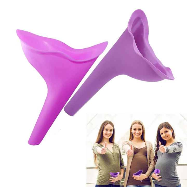 Women Urinal Emergency New Design Field Outdoor Travel Camping Portable Female Urinal Soft Silicone Urination Device Stand Up