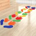 Hand Feet Toys Good Flexibility Anti-slip Entertainment Sensory Integration Training Hand Footprints Party Game Floor Games Toys. 