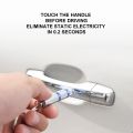 New Static Rod Electrostatic Discharger Portable Anti-Static Keychain Winter Dry Climate Static Eliminator Zinc Alloy Key Ring.