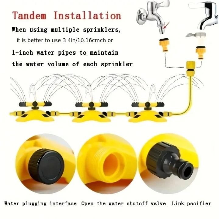 360%20Degree%20Automatic%20Rotating%20Water%20Pipe%20Set%20Garden%20Lawn%20Sprinkler%20Yard%20Large%20Area%20Coverage%20Watering%20Irrigation%20Sprayer%20-%20Image%203