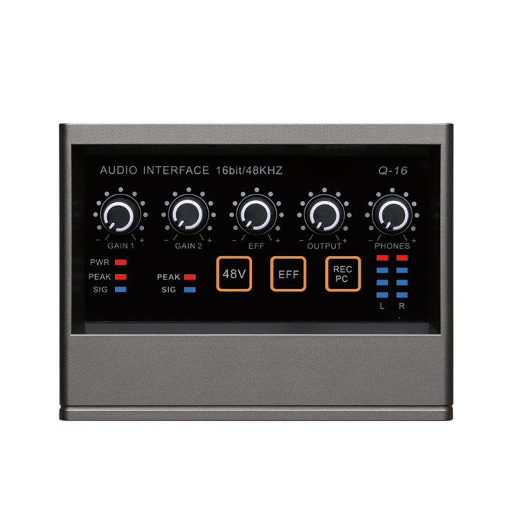 Audio%20Interface%2016-bit/48kHz%20Chip%20USB%202.0%20Interface%20for%20PC,%20Music%20Interface%20with%2048V%20Phantom%20Power%20Ideal%20for%20Beginner%20-%20Image%203