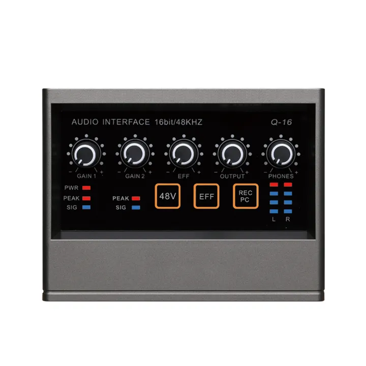 Audio%20Interface%2016-bit/48kHz%20Chip%20USB%202.0%20Interface%20for%20PC,%20Music%20Interface%20with%2048V%20Phantom%20Power%20Ideal%20for%20Beginner%20-%20Image%203