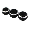 Accessories For Hyundai Elantra 2004-2016 Air Conditioning Knob Aluminum Alloy AC Knob Heat Control Button Replacement 3pc. 