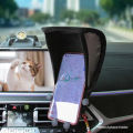 Foldable Car Dashboard Phone Sunshade, New Vertical Version Sunshade for Dashboard Phone, Prevents Phone from Getting Hot, Car Phone Sunshade Curtain, Uv Protection Phone Holder, Anti-Glare Phone Holder, Interior Accessories. 