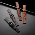 for Quick Release Leather Watchband for 18/20/22mm Men Wristband Bracelets Universal Leather Watch Strap Accessories.