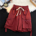 Summer Gym Quick-drying Shorts Casual Fitness Streetwear Men's Jogging Short Pants Men Multi-pocket Sport Casual Hip Cargo Short.