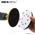 SEAMETAL 2pcs Interface Pad 5 Inch 8 Holes Hook and Loop Soft Sponge Cushion Buffer Pads for Sanding Disc 125mm Sander Pads. 
