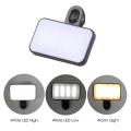 Portable Mini Selfie Fill Light Rechargeable 3 Modes Adjustable Brightness Clip On For Mobile Phone Make Up Computer Fill Light. 